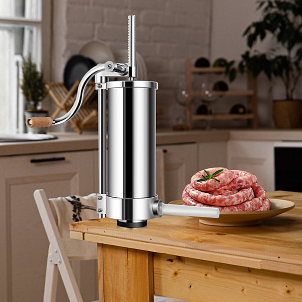 Costway 3.5L Vertical Sausage Stuffer Four Stuffing Tubes Costway 3.5L Vertical Sausage Stuffer Four Stuffing Tubes