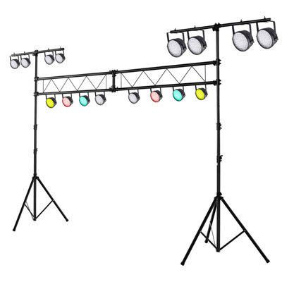 Costway 3.5M Lighting Truss System 11-Level Height Adjustable Stage Lighting Stand - 9