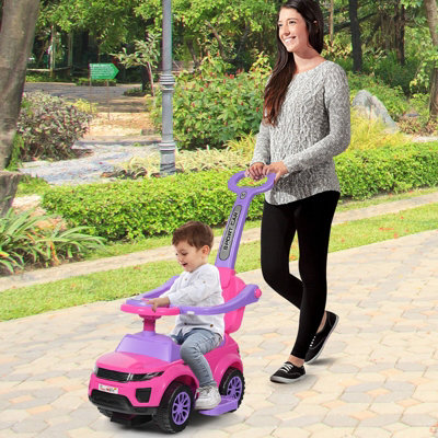 COSTWAY 3 in 1 Baby Ride on Push Car Toy Kids Stroller Sliding Walking ...