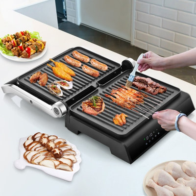 Bella Indoor Electric Grill 1300W Panini Press Grill Smokeless