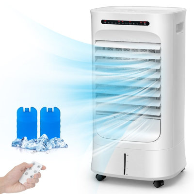 Costway 3-in-1 Evaporative Air Cooler Portable Quiet Swamp Cooler w ...