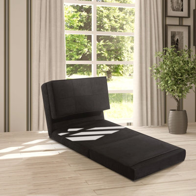 Costway 3-in-1 Guest Chaise Lounge Mattress Bed 5-Position Adjustable Floor Couch Sofa