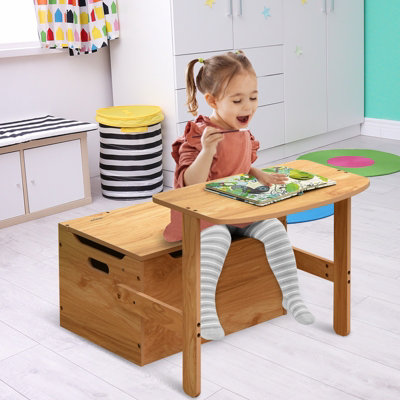 Toy box table discount