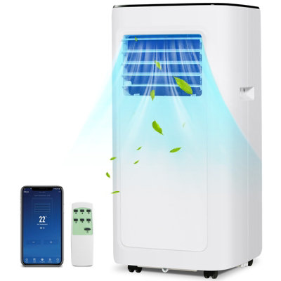 Costway 3-in-1 Portable Air Conditioner 8000BTU Air Cooler Fan Dehumidifier LED display