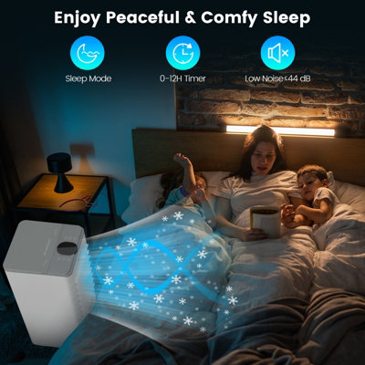 Costway 3-in-1 Portable Evaporative Cooler Fan Humidifier Air Conditioners 3 Wind Speeds - 6
