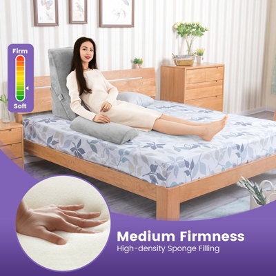 Costway 3 PCS Bed Wedge Pillow Post Surgery Set Ergonomic Incline Pillow For Sleeping - 5