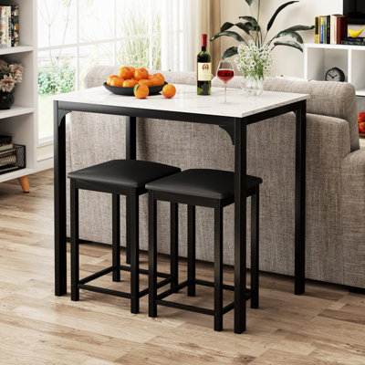 3 piece bar table set discount