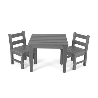 Black childrens discount table and chairs