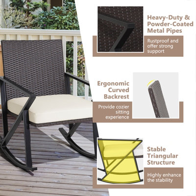 Heavy duty outdoor rocking clearance chairs