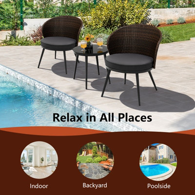 Poolside bistro deals set