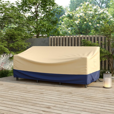 Costway 3Seater Outdoor Sofa Cover Heavy Duty Polyester Patio Sofa