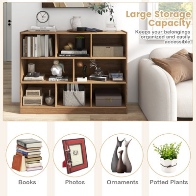 VidaXL Engineered Wood Bookshelf Boards 4 Pcs, Concrete...
