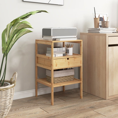 Bamboo bedside on sale table ikea