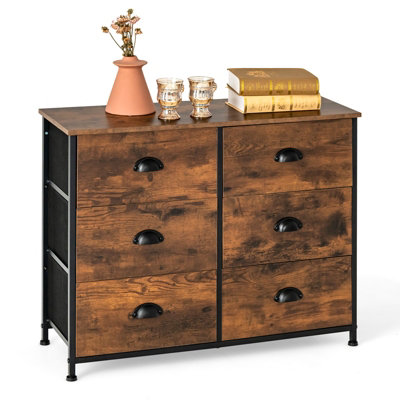 Fabric deals dresser storage