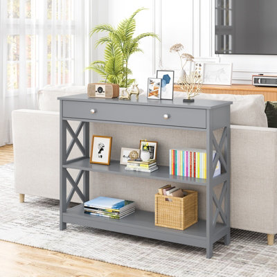 Side sofa deals table with storage