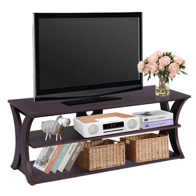 Buy Costway 3Tier TV Stand Media Console Table Modern Storage