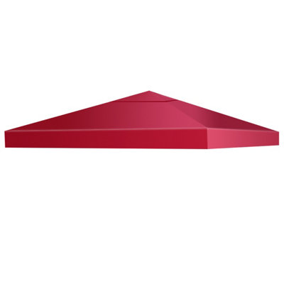 Costway 3 x 3 m Gazebo Replacement Canopy Top Cover Outdoor Patio Pavilion Cover
