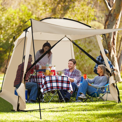 Camping shelter gazebo best sale