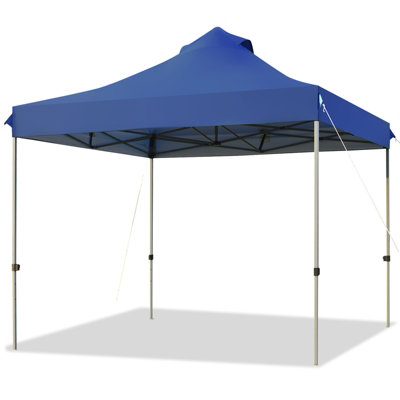 Costway 3 x 3m Pop Up Canopy Tent Outdoor Folding Party Tent Commercial Instant Shelter