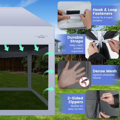 Pop up canopy with sidewalls online