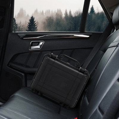 Costway 34 x 31 x 16 cm Hard-Shell Dry Box Portable Waterproof Hard Case - 4