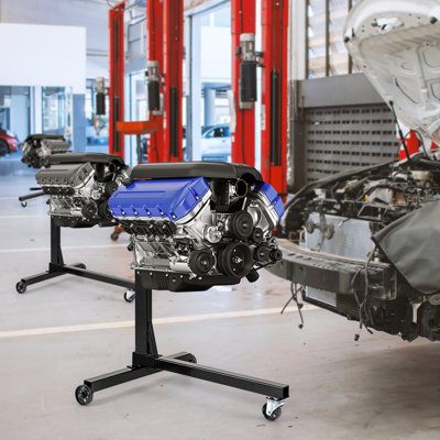 COSTWAY 340kg Capacity Engine Stand Heavy Duty Engine Motor Stand with ...