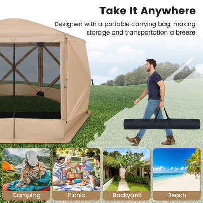 Pop up camping gazebo best sale