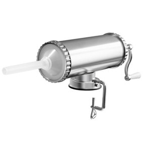 Costway 3L Horizontal Sausage Stuffer 3 Filling Nozzles Stainless Steel Sausage Maker