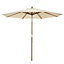 Costway 3M Outdoor Patio Umbrella Garden Parasol Sun Shade Market Umbrella w/ 8 Ribs