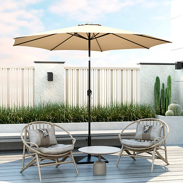 Costway 3m Patio Umbrella Outdoor Garden Heavy Duty Table Costway 3m Patio Umbrella Outdoor Garden Heavy Duty Table