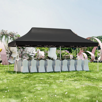 Costway 3M x 6M Pop-up Canopy Tent Folding Instant Sun Shelter w/ Carrying Bag - 4