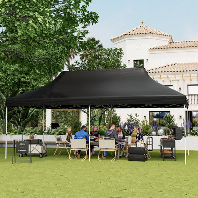Costway 3M x 6M Pop-up Canopy Tent Folding Instant Sun Shelter w/ Carrying Bag - 5