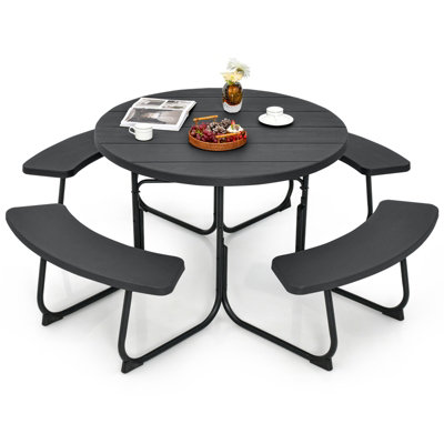 Round deals camping table