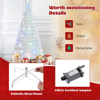 ❁とんがりガラスツリー ❁ホワイト❁クリスマス❁☞sale中‼︎ ガラスツリーLEDライトSNOW