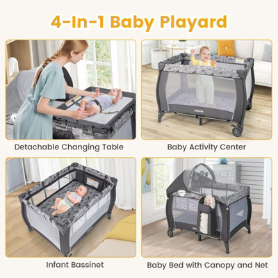 Diy 2024 playpen bed