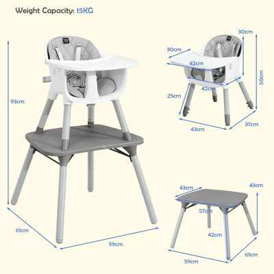 Costway high chair reviews hot sale