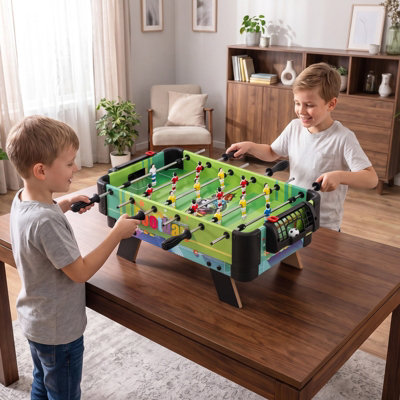 COSTWAY 4 in 1 Combo Game Table Set Tabletop Foosball Mini Pool Table ...
