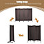 Costway 4 Panel Folding Room Divider Privacy Screen Protector