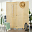 Costway 4 Panel Room Divider Portable Folding Partition Screen Standing Privacy Divider