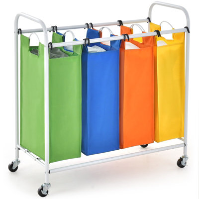 Cesto Portabiancheria Appendibile Per Bambini – In Tessuto Oxford Con Ganci – 50x75 Cm – Motivo Elefante - 2