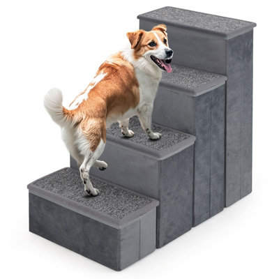 Zinus Pet Stairs Xl Are Dog Stairs Safe Zinus Cozy Pet Stairs/Pet