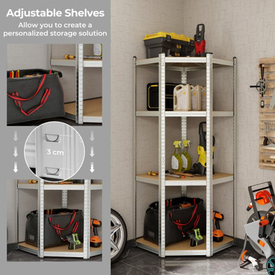 Metal stacking shelving unit sales