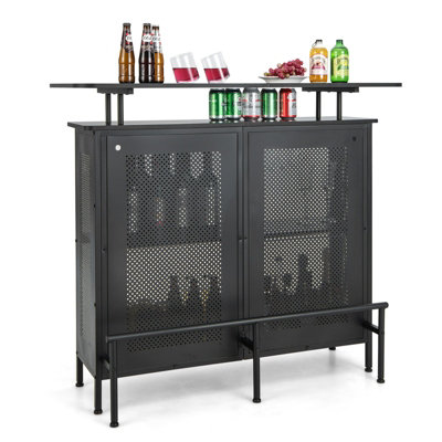 Metal deals home bar