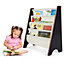 Costway 4 Tier Kids Bookshelf Magazine Rack Baby Book Storage Display Organizer Holder