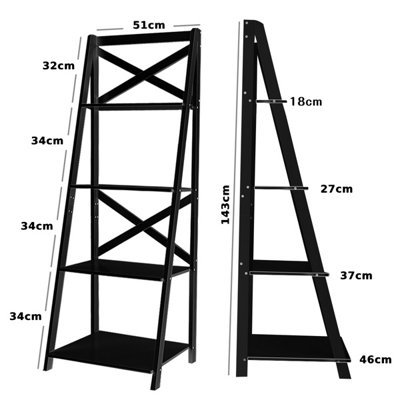 Costway 4 tier on sale ladder shelf