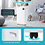 Costway 40L/Day Dehumidifier Electric Air De-Humidifier Portable Quiet Dehumidifier Home