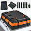 Costway 424L Large Car Roof Top Rack Luggage Carrier Bag Storage Bag Travel Waterproof