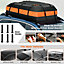 Costway 424L Large Car Roof Top Rack Luggage Carrier Bag Storage Bag Travel Waterproof