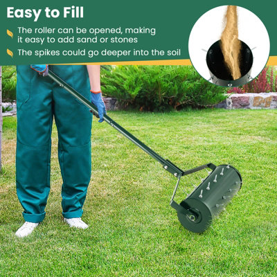Manual lawn roller hotsell