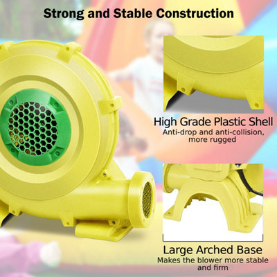 Costway 450W Electric Air Blower Pump Fan Inflatable Bouncy Castle Jumper Bouncer Blower - 5